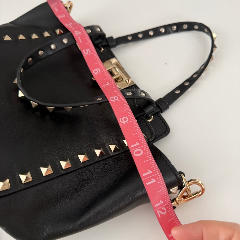 Valentino Garavani Black Studded Mini Tote - Picture 9 of 16